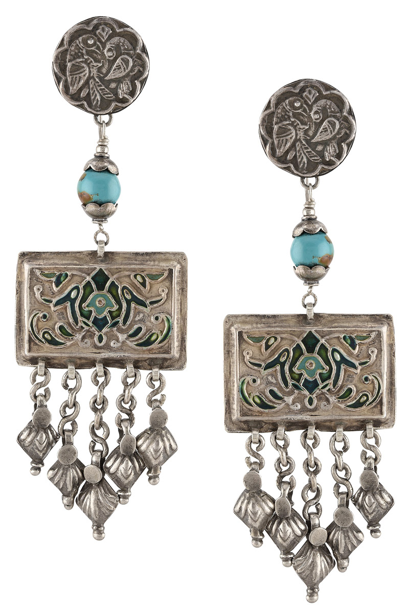 Silver-Floral-Turquoise-Dhani-Earrings-big